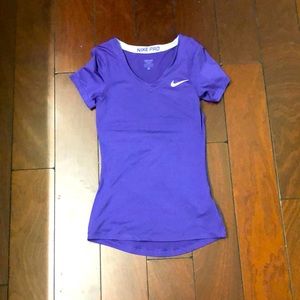 Purple Nike work out top, no stains, xs in woman